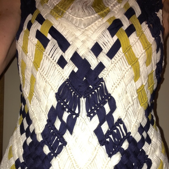 NWOT Anthropology fiets voor 2 Macrame tunic - Picture 5 of 5